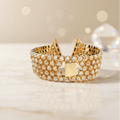 Rose gold crystal Apple Watch band, handmade by LUXORI — view 3