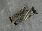 Crystal Apple Watch Band, Bling Strap, Stainless Steel, Moon Shadow Color
