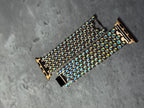 Crystal Apple Watch Band, Bling Strap, Stainless Steel, Moon Shadow Color