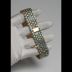 Crystal Apple Watch Band, Bling Strap, Stainless Steel, Moon Shadow Color