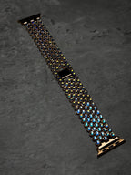 Crystal Apple Watch Band, Bling Strap, Stainless Steel, Moon Shadow Color