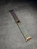 Crystal Apple Watch Band, Bling Strap, Stainless Steel, Moon Shadow Color
