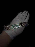 Crystal Apple Watch Band, Bling Strap, Stainless Steel, Moon Shadow Color