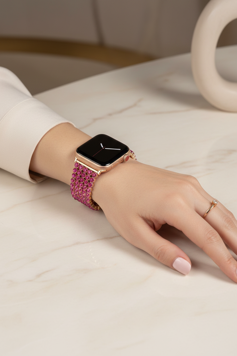 Diamond Glow Crystal Apple Watch Band