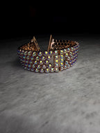 Apple Watch Band, Stainless Steel Strap, Hand-Embellished Glamour, color Crystal AB