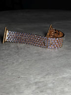 Apple Watch Band, Stainless Steel Strap, Hand-Embellished Glamour, color Angel Violet