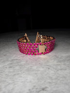 Apple Watch Band, Stainless Steel Strap, Hand-Embellished Glamour, color Rose B