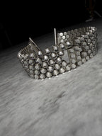 Apple Watch Band, Stainless Steel Strap, Hand-Embellished Glamour, color Crystal
