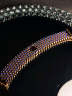 Crystal Apple Watch Band, Bling Strap, Stainless Steel, Moon Shadow Color