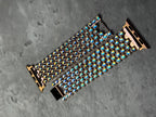 Crystal Apple Watch Band, Bling Strap, Stainless Steel, Moon Shadow Color