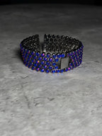 Apple Watch Band, Stainless Steel Strap, Hand-Embellished Glamour, color Magma Sapphire