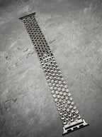 Apple Watch Band, Stainless Steel Strap, Hand-Embellished Glamour, color Crystal