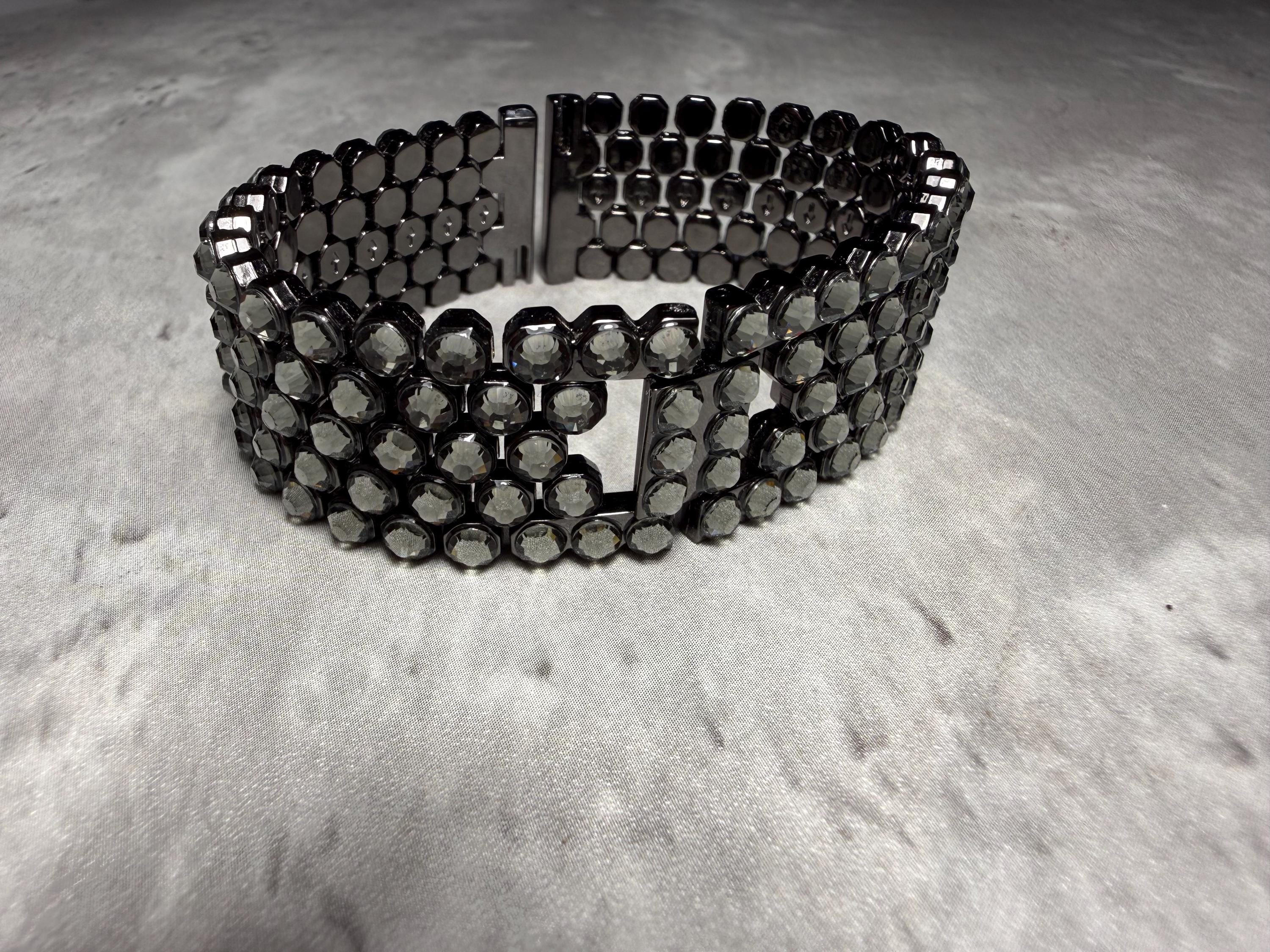 Apple Watch Band, Stainless Steel Strap, Hand-Embellished Glamour